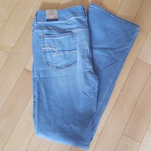 NWT American Eagle Kick Boot Jean Size 14 X-Long
